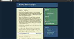 Desktop Screenshot of beer-engine.blogspot.com