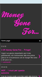 Mobile Screenshot of moneygonefor.blogspot.com