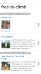 Mobile Screenshot of freetoclimb.blogspot.com