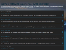 Tablet Screenshot of otzma25.blogspot.com