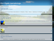 Tablet Screenshot of kvraamatukogu.blogspot.com