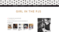 Desktop Screenshot of girlinthepjs.blogspot.com