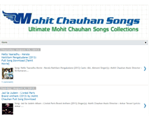 Tablet Screenshot of mohit-chauhan-songs.blogspot.com