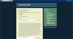 Desktop Screenshot of parkslopeyiddin.blogspot.com
