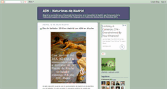 Desktop Screenshot of naturistasdemadrid.blogspot.com