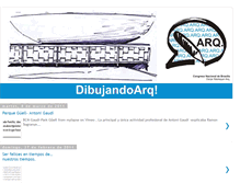 Tablet Screenshot of dibujandoarq.blogspot.com