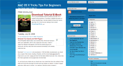 Desktop Screenshot of osxtricks.blogspot.com