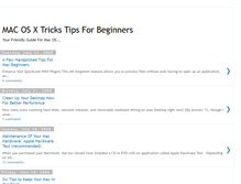 Tablet Screenshot of osxtricks.blogspot.com