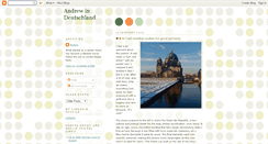 Desktop Screenshot of andrewindeutschland.blogspot.com