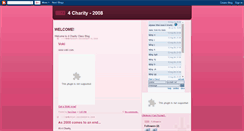 Desktop Screenshot of 4charity2008.blogspot.com