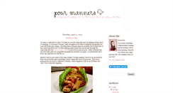 Desktop Screenshot of pourmanners.blogspot.com