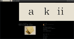 Desktop Screenshot of akiin.blogspot.com