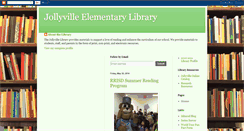 Desktop Screenshot of jollyvillelibrary.blogspot.com