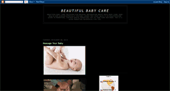 Desktop Screenshot of beautifulbabycare.blogspot.com