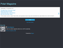 Tablet Screenshot of polarimagazine.blogspot.com
