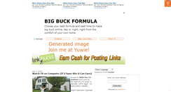 Desktop Screenshot of bigbuckformula.blogspot.com