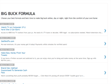 Tablet Screenshot of bigbuckformula.blogspot.com