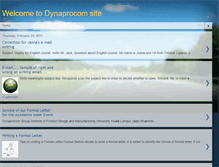 Tablet Screenshot of dynaprocom.blogspot.com