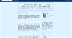 Desktop Screenshot of 1001foods.blogspot.com