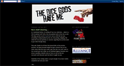 Desktop Screenshot of dicegods.blogspot.com