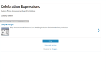 Tablet Screenshot of celebrationexpressions.blogspot.com