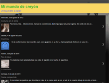 Tablet Screenshot of mimundodecreyon.blogspot.com