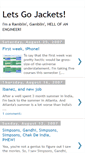 Mobile Screenshot of letsgojackets.blogspot.com
