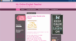 Desktop Screenshot of myonline-englishteacher.blogspot.com