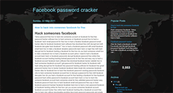 Desktop Screenshot of facebookpasswordcracker11.blogspot.com