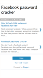 Mobile Screenshot of facebookpasswordcracker11.blogspot.com