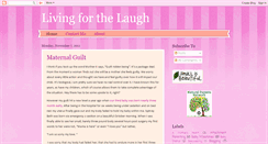 Desktop Screenshot of livingforthelaugh.blogspot.com