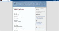 Desktop Screenshot of leblanccommittee.blogspot.com