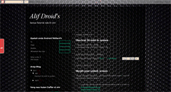 Desktop Screenshot of alifdroid.blogspot.com
