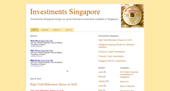 Desktop Screenshot of investmentssingapore.blogspot.com