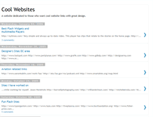 Tablet Screenshot of coolwebideas.blogspot.com