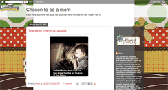 Desktop Screenshot of chosen2bamom.blogspot.com