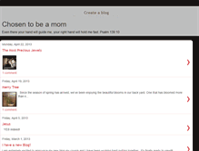 Tablet Screenshot of chosen2bamom.blogspot.com