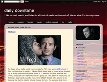 Tablet Screenshot of dailydowntime.blogspot.com