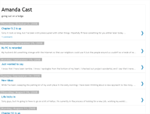 Tablet Screenshot of amandacast.blogspot.com