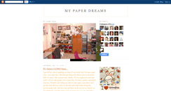 Desktop Screenshot of mypaperdreams.blogspot.com