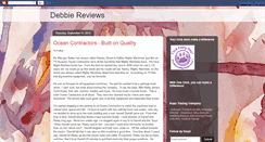 Desktop Screenshot of debbyreviews.blogspot.com