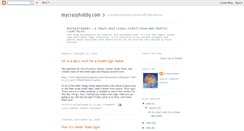 Desktop Screenshot of mycrazyhobby.blogspot.com