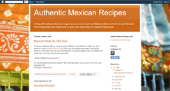 Desktop Screenshot of bestauthenticmexicanrecipes.blogspot.com