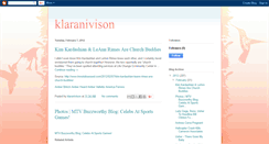 Desktop Screenshot of klaranivison.blogspot.com