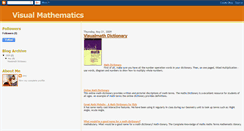 Desktop Screenshot of mathematicsdictionary.blogspot.com