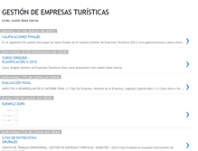 Tablet Screenshot of gestiondeempresasturisticas.blogspot.com