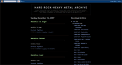 Desktop Screenshot of hardrock-heavymetalarchive.blogspot.com