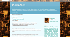 Desktop Screenshot of dillonallen.blogspot.com