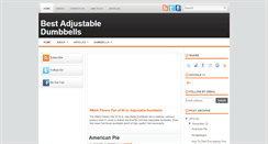 Desktop Screenshot of best-adjustable-dumbbells.blogspot.com