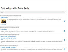 Tablet Screenshot of best-adjustable-dumbbells.blogspot.com